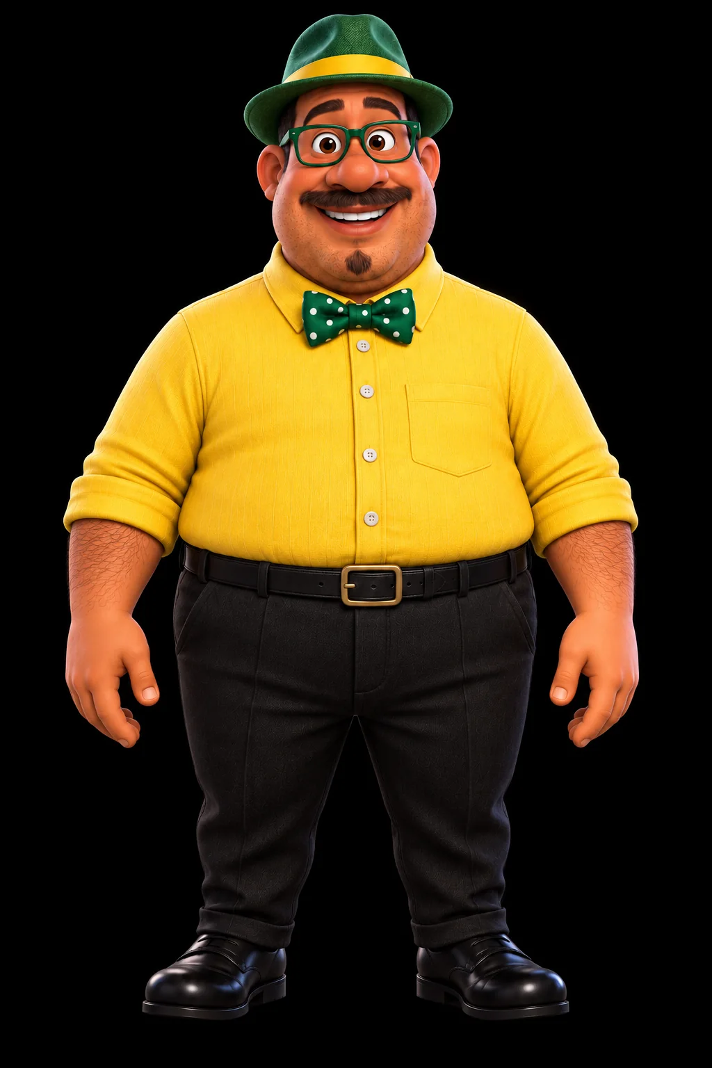 Personagem de chapéu, mascote BETPIX: frente