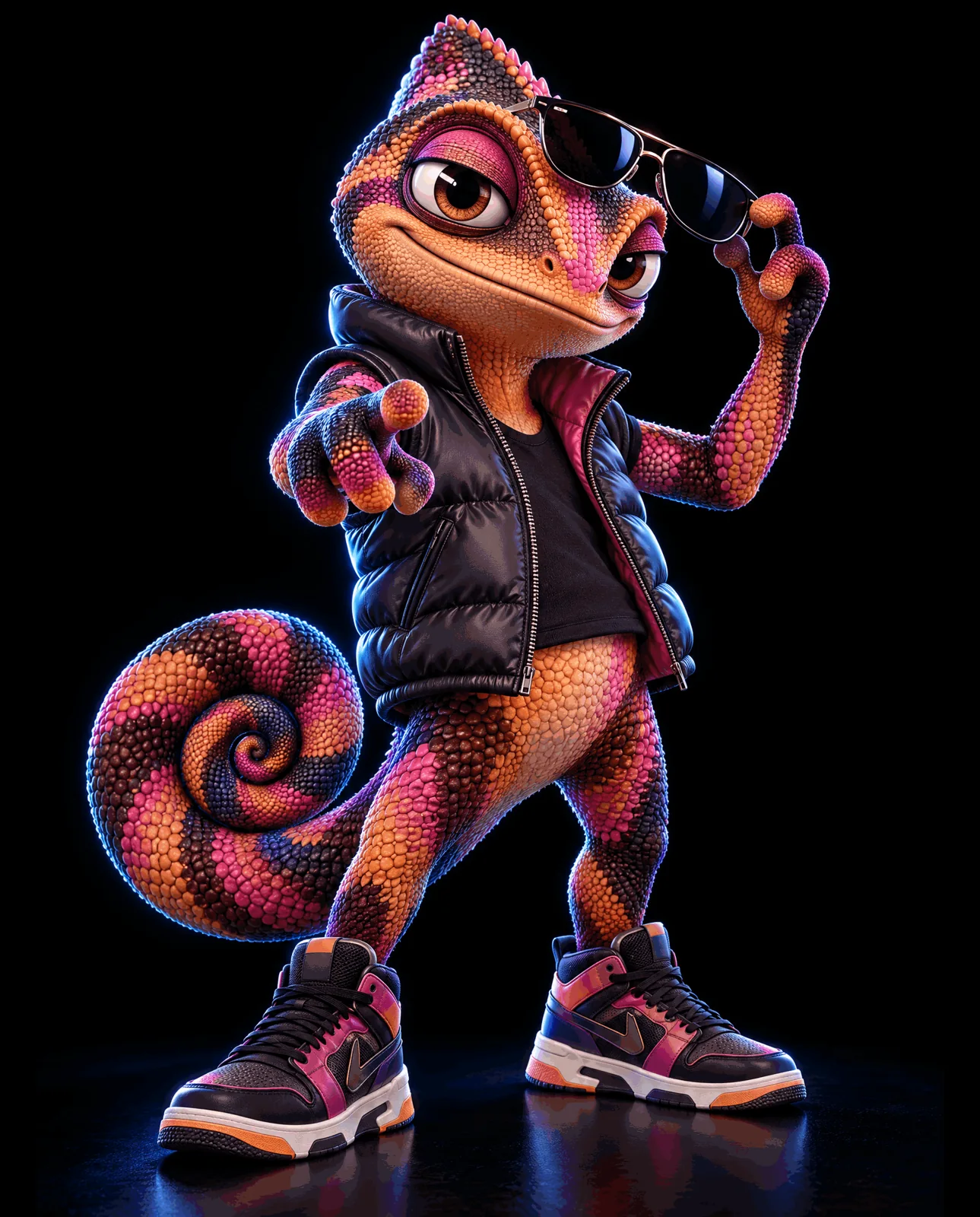 Camaleão, mascote PALPITE