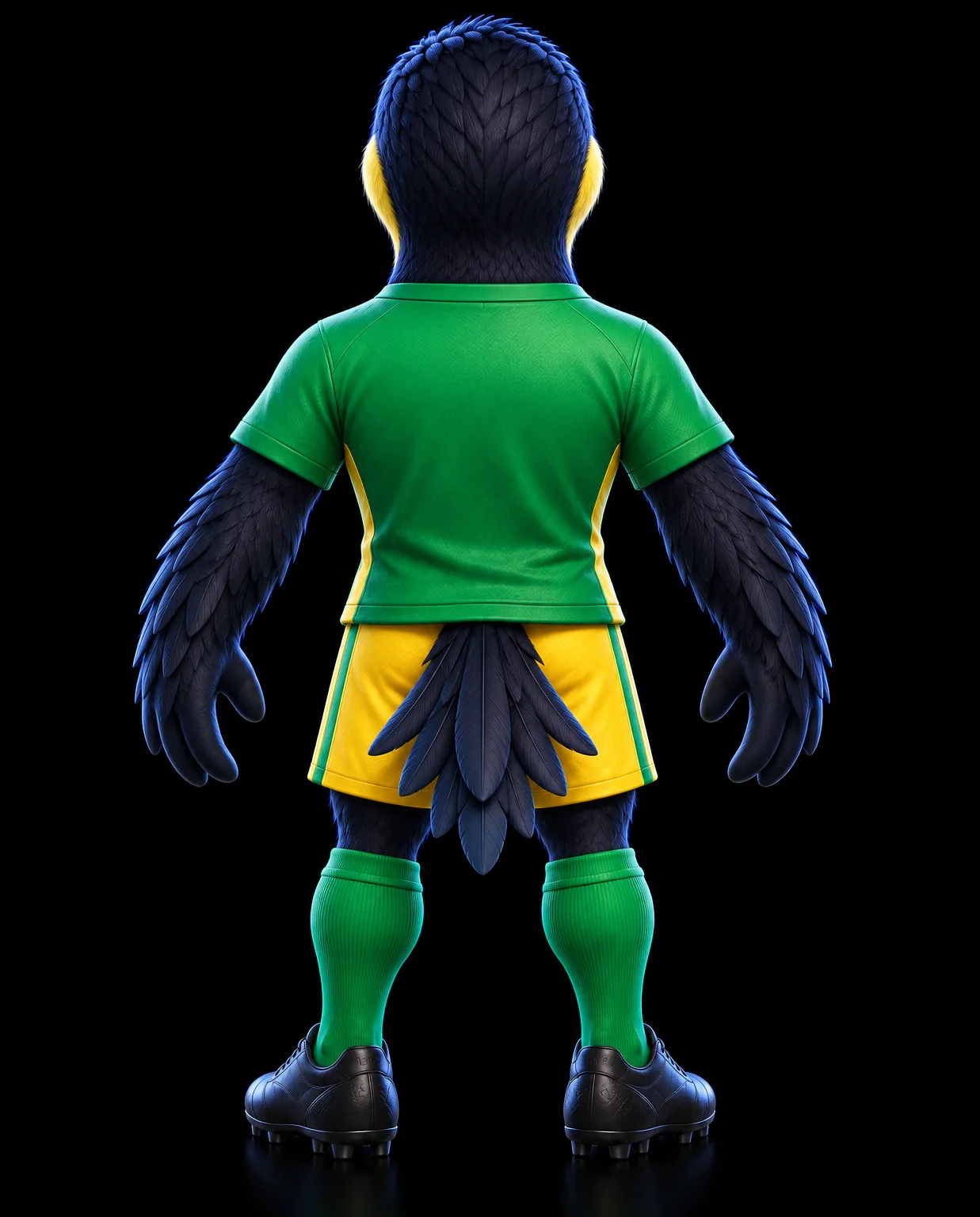 Tucano, mascote BETPIX: costas