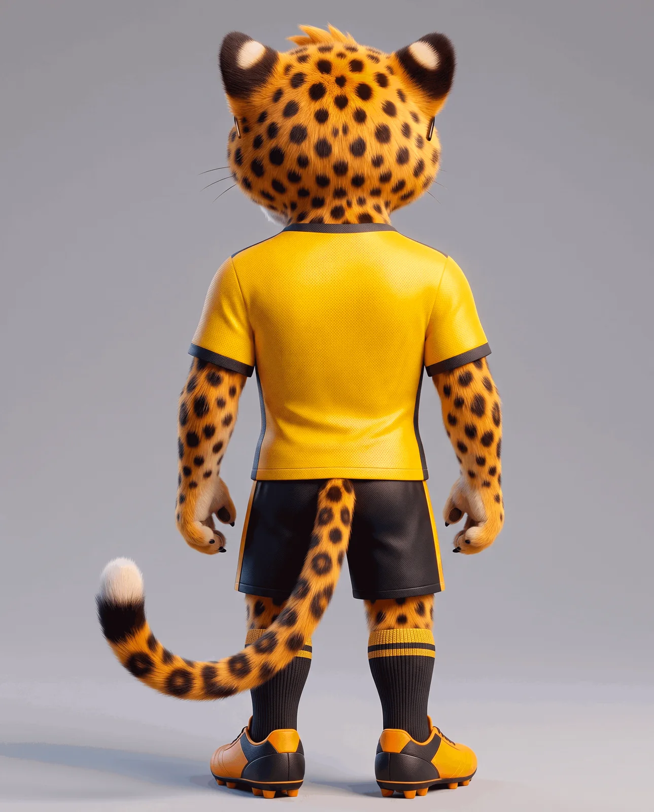 Onça, mascote VAIDEBET: costas