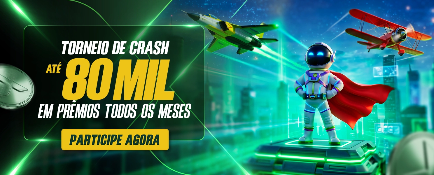 Banner BETPIX: Torneio de Crash · 01