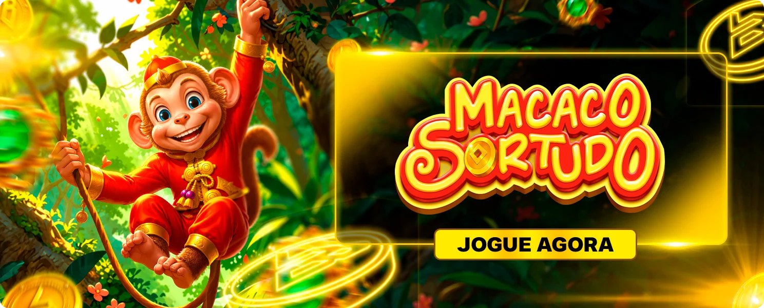Banner VAIDEBET: Macaco Sortudo