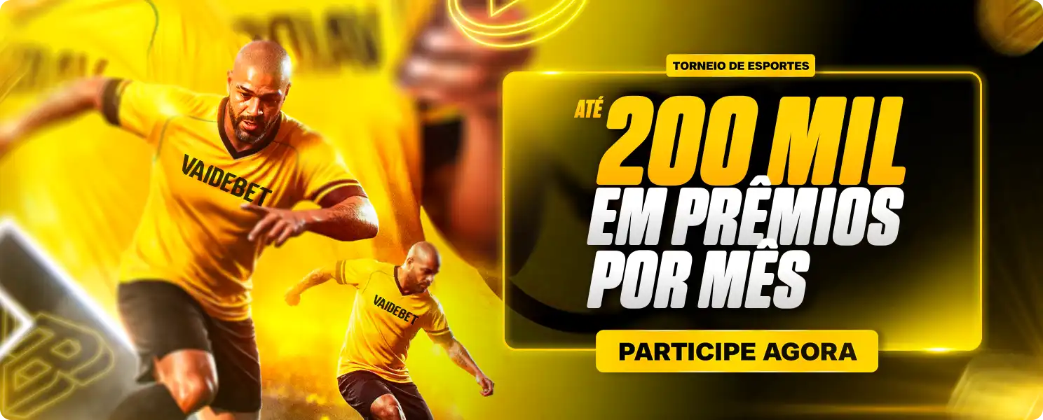 Banner VAIDEBET: Torneio de Esportes