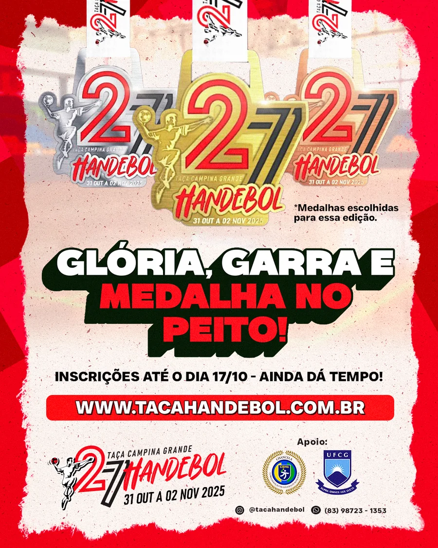 Feed: Glória, garra e medalha no peito